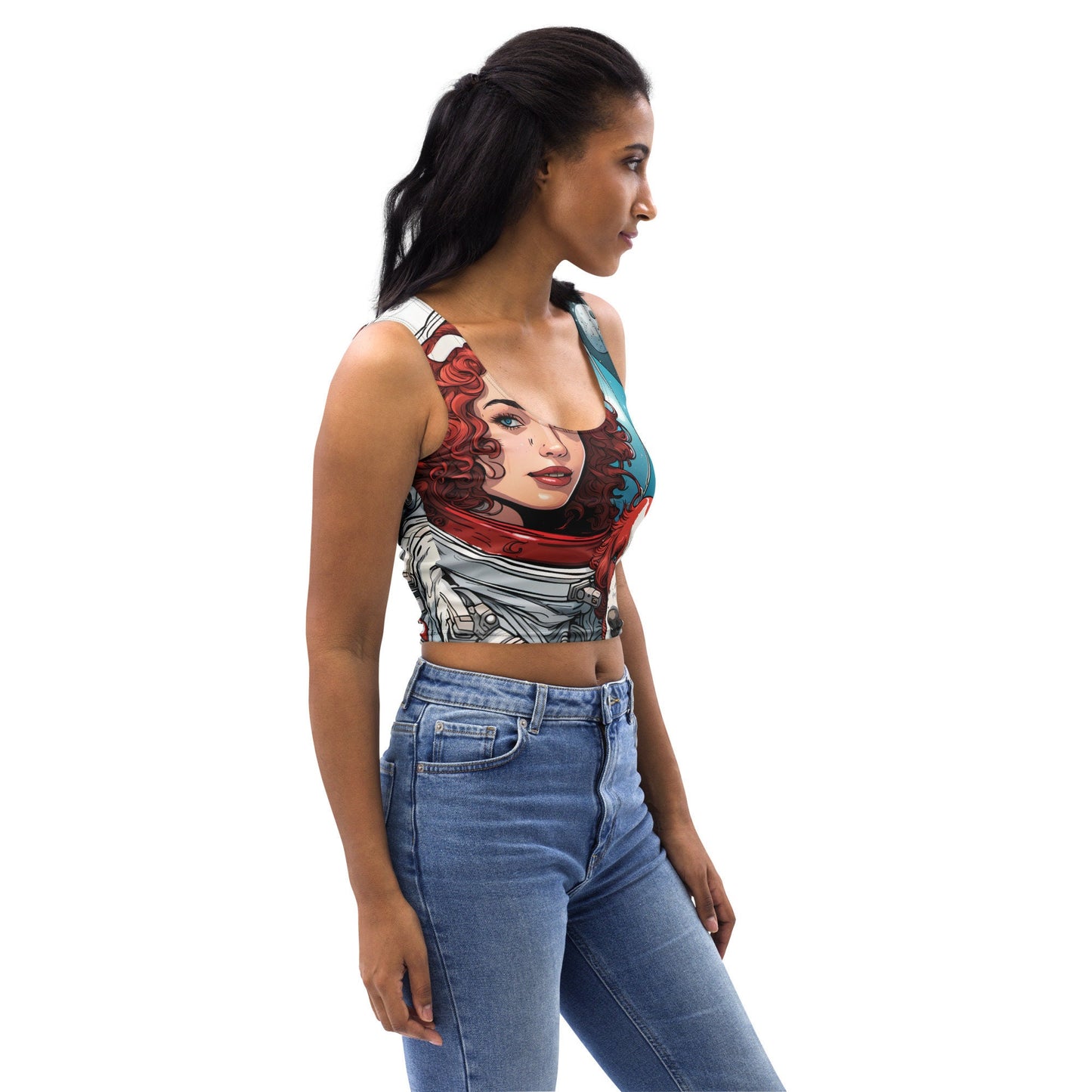 Cinnamon Astro - Empowered Women Crop Top
