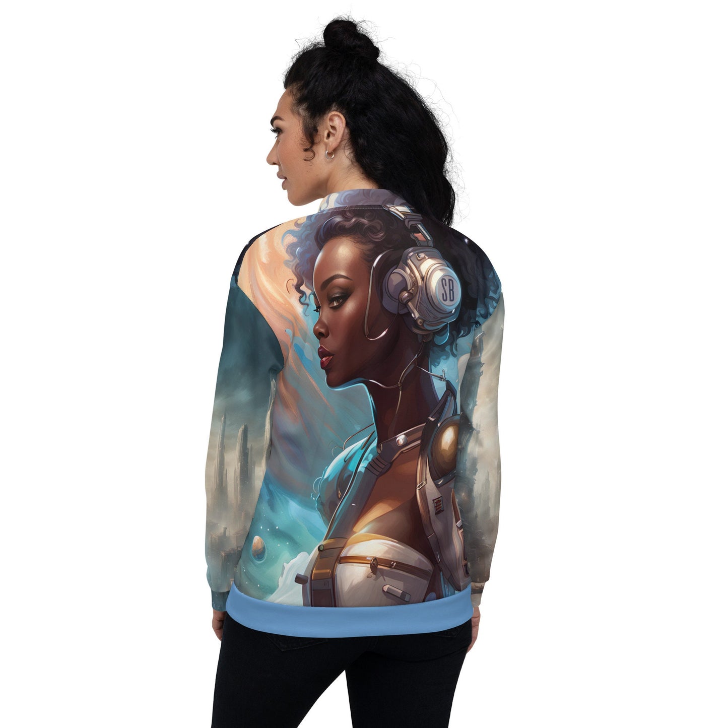Beautiful Cyborg | Unisex Bomber Jacket