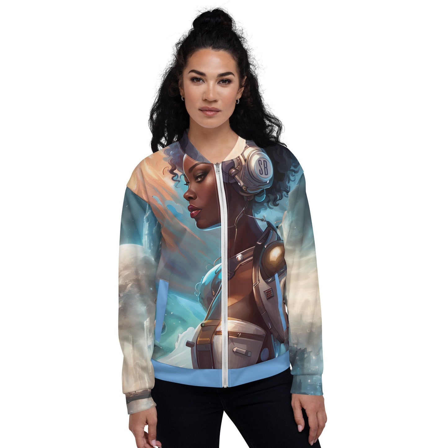 Beautiful Cyborg | Unisex Bomber Jacket