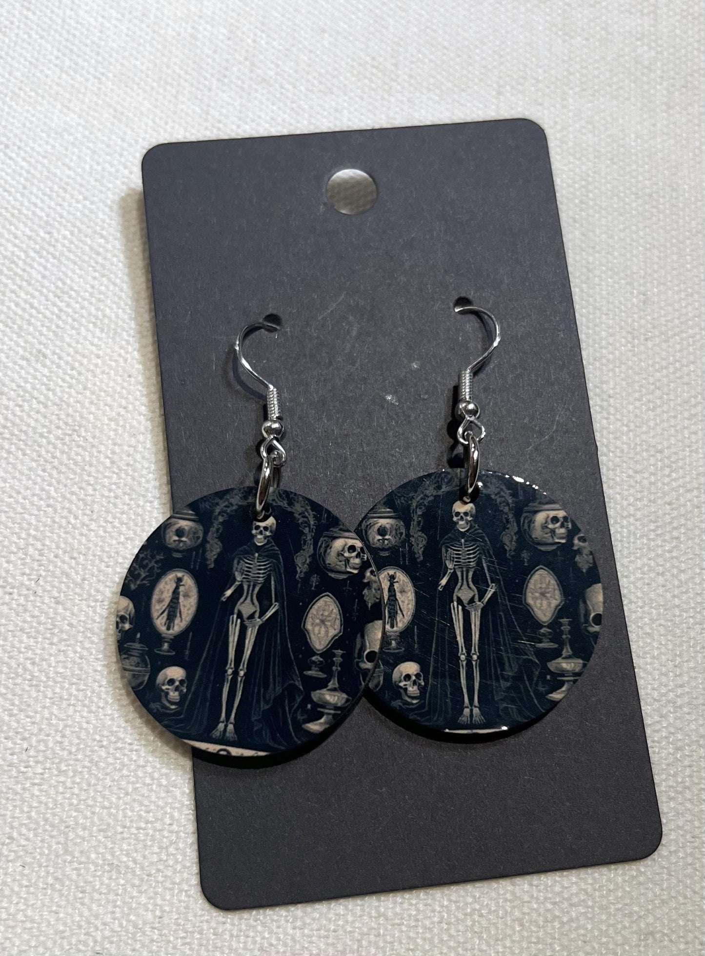 Halloween Spooky Earrings| Handmade Skeleton Inspired Spooky Season Designs |