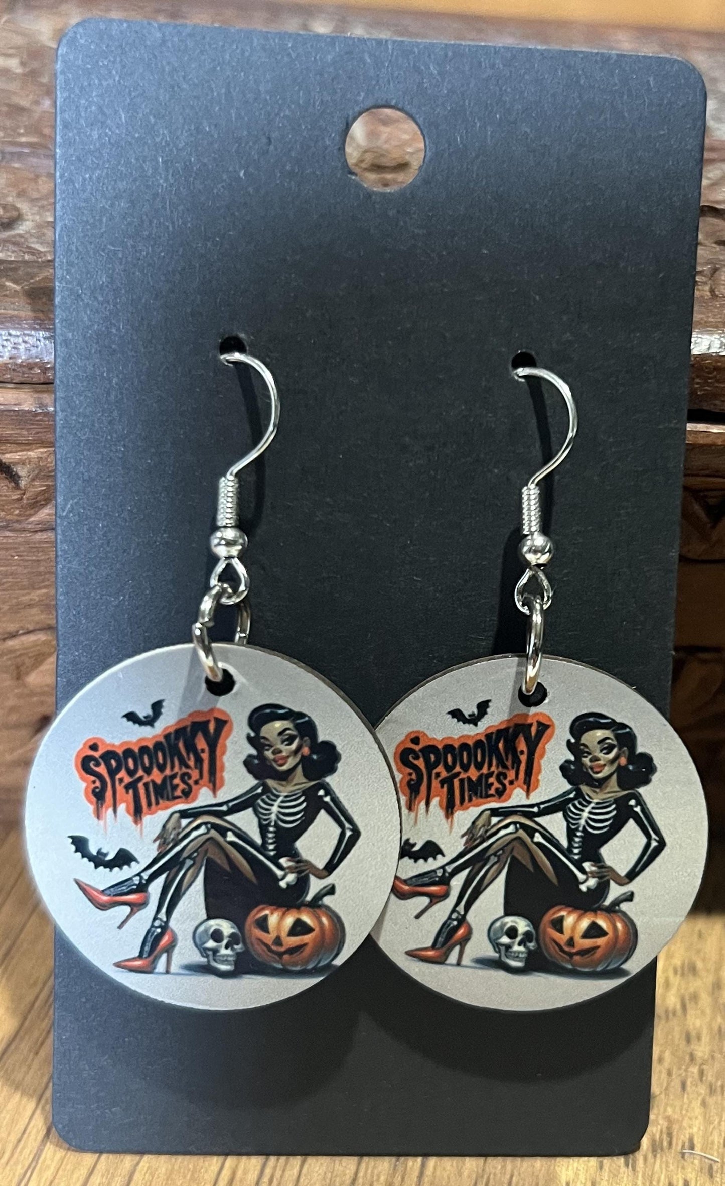 Halloween Spooky Earrings| Handmade Skeleton Inspired Spooky Season Designs |