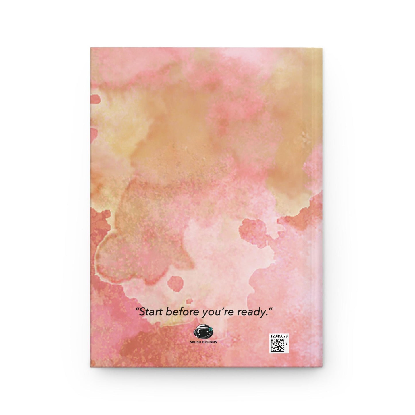 Keys to Success Start Before You're Ready Hardcover Journal | Aesthetic Notebook with Black Girl Boss | Gift for Writer or Entrepreneur