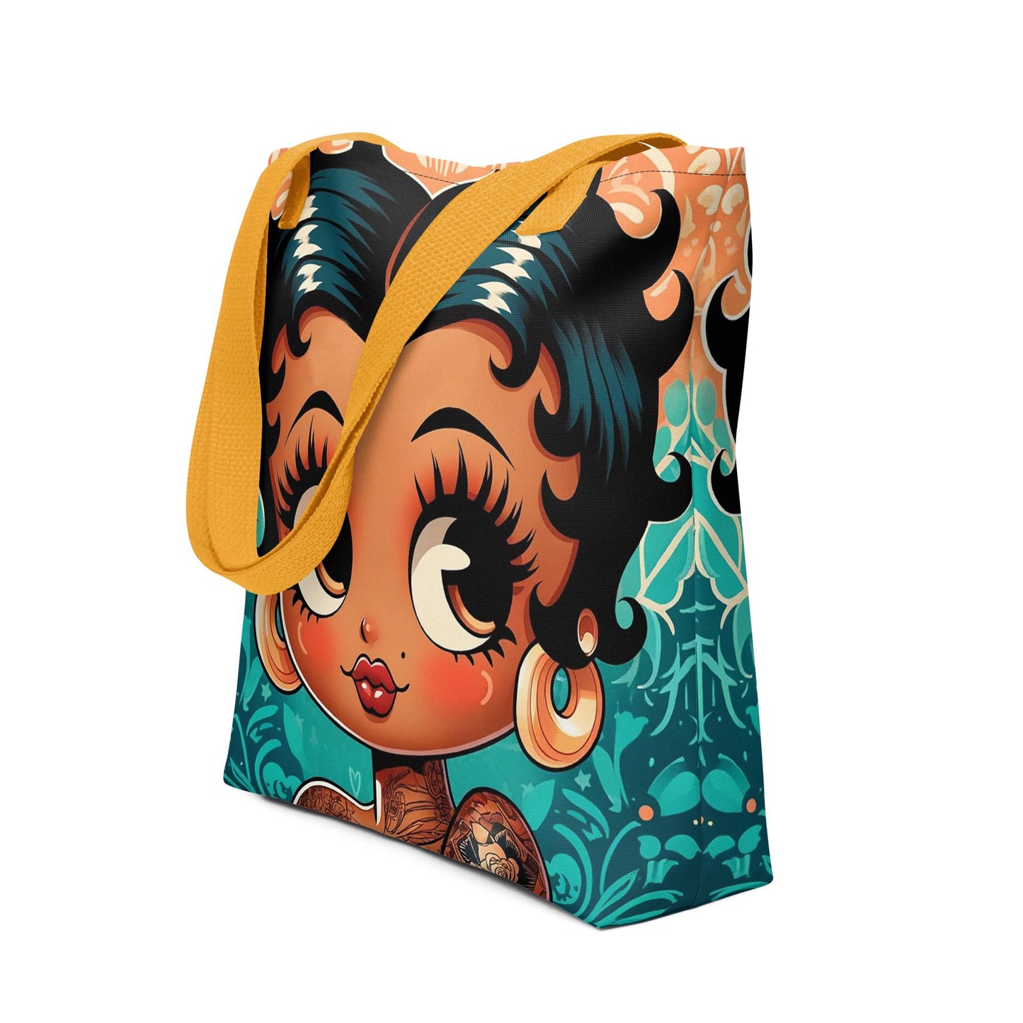Colorful Betty Boop Image Tote Bag