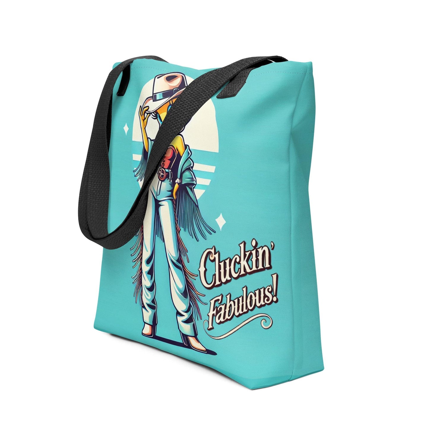 Feminine Tweety Bird Character Inspired Tote bag | Tweety Bird Durable Tote as a Gift | Unique Cowgirl Tweety Bird Bag | Tweety Lover Gift
