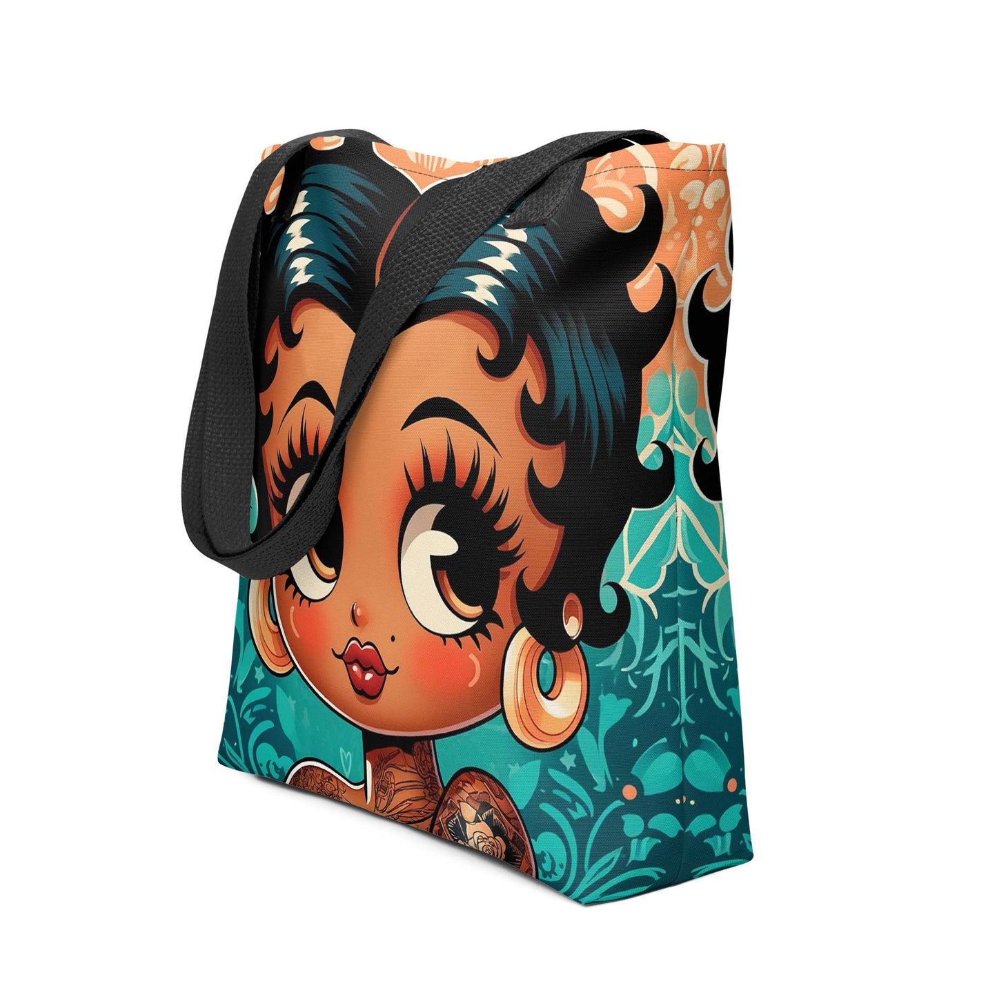 Colorful Betty Boop Image Tote Bag