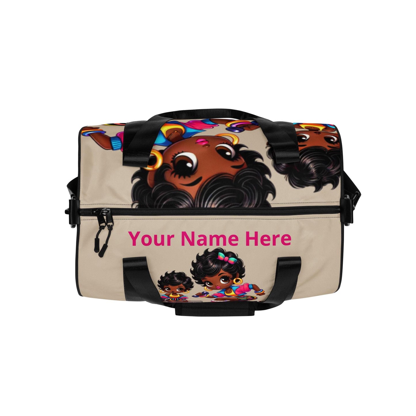 Black Betty Boop Character All-over print gym bag | 80's Baby Themed Cute Personalized Gym Bag Gift | Gym Sports Bag for Her 2025 goals