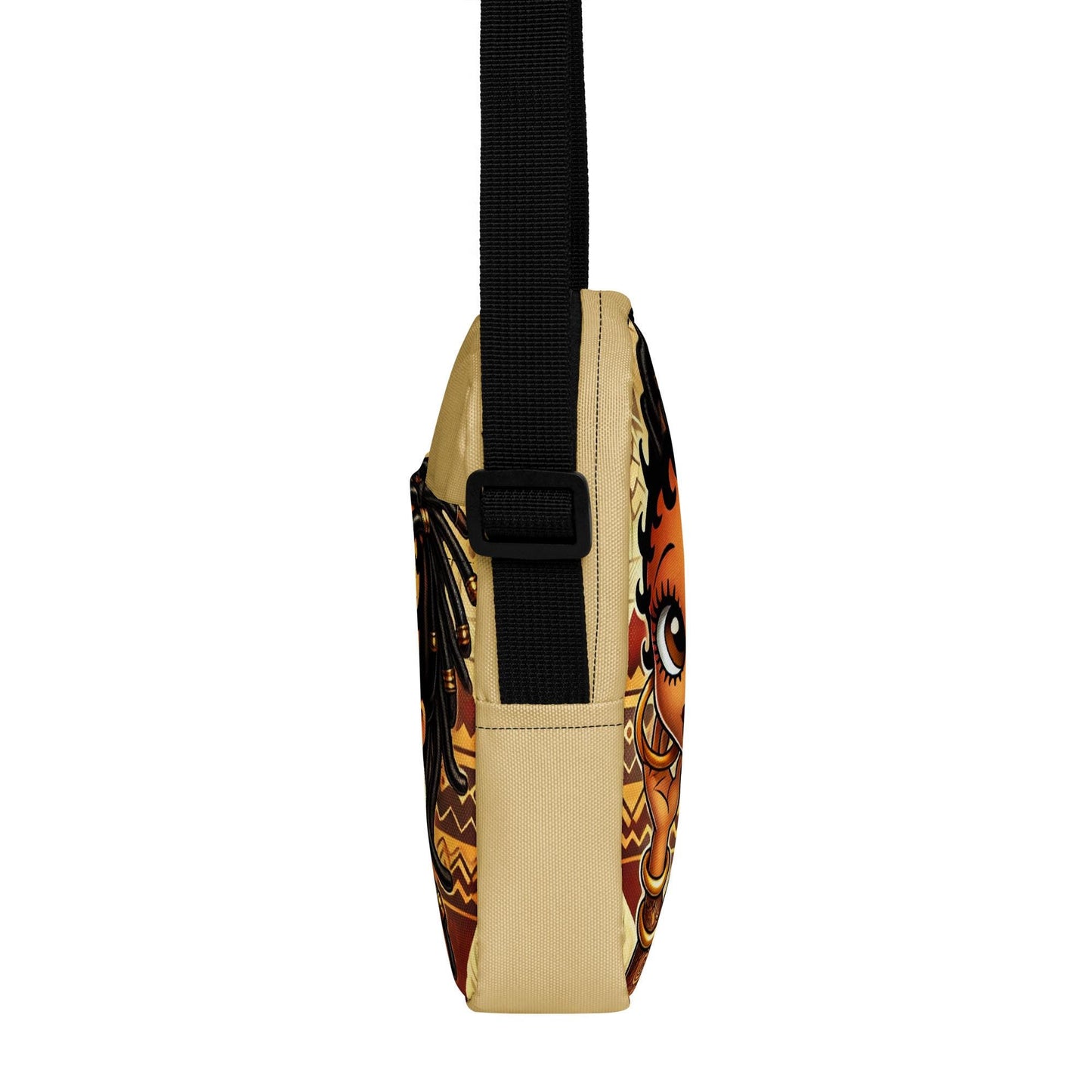 Unique African American Betty Boop Crossbody Bag with Cultural Flair | Perfect Gift for Her | Crossbody Bag with Authentic African Design