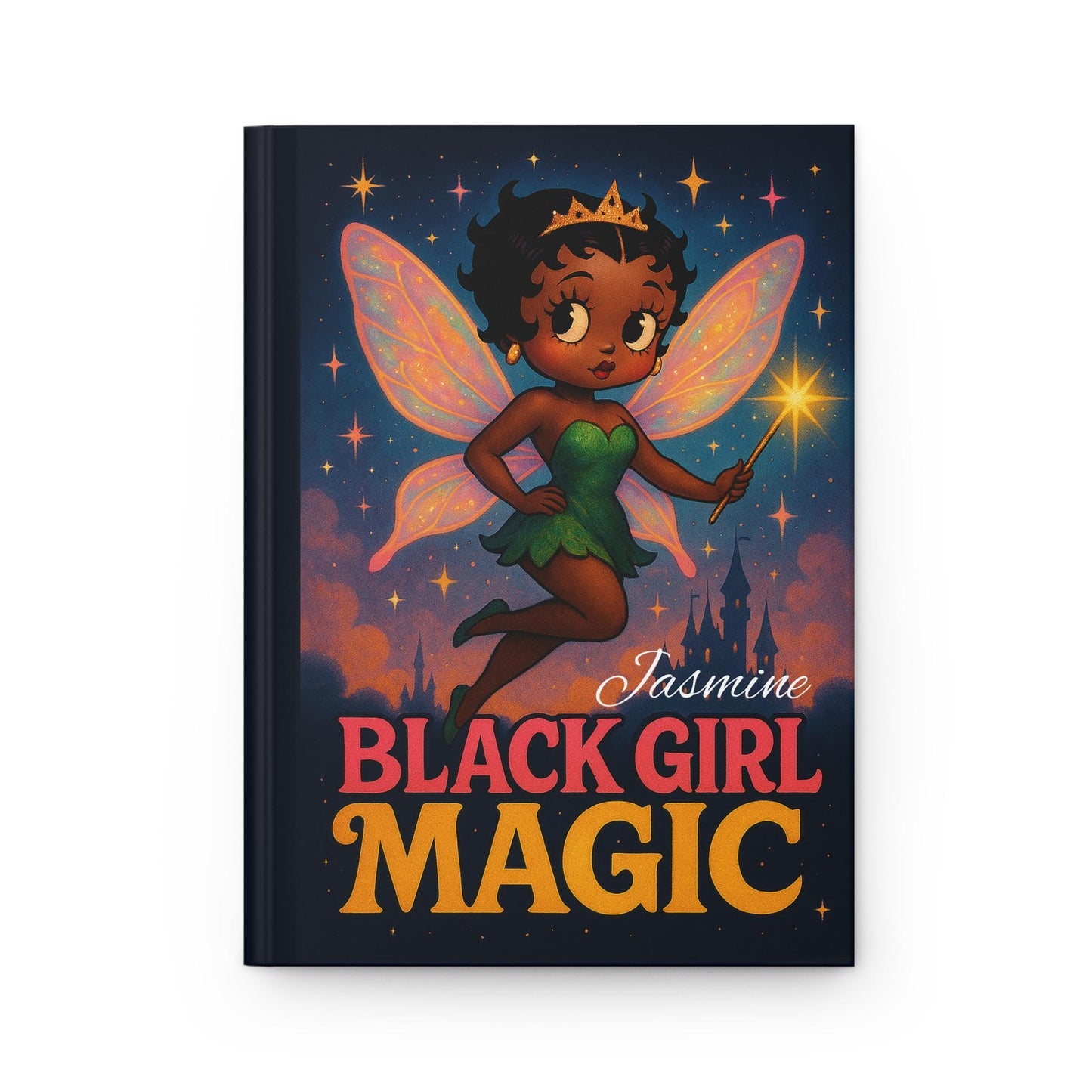 Enchanting Black Girl Magic Journal, Hardcover Notebook for Inspiration, Gifts for Girls, Creative Writing, Empowerment Diary