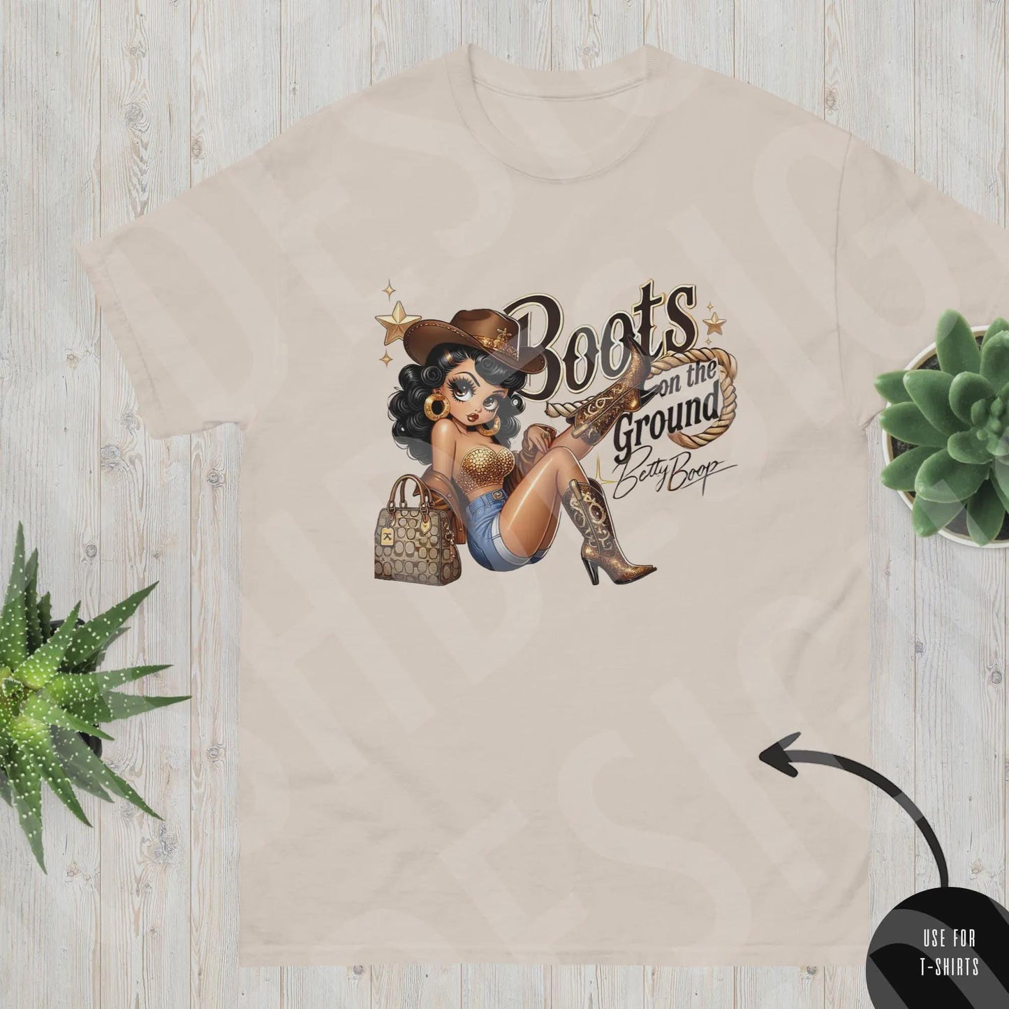 Sassy Betty Boop Boots On The Ground PNG File, Black Betty Boop, Boots on The Ground Png, Where Them Fans At Png, Boots On The Ground Shirt