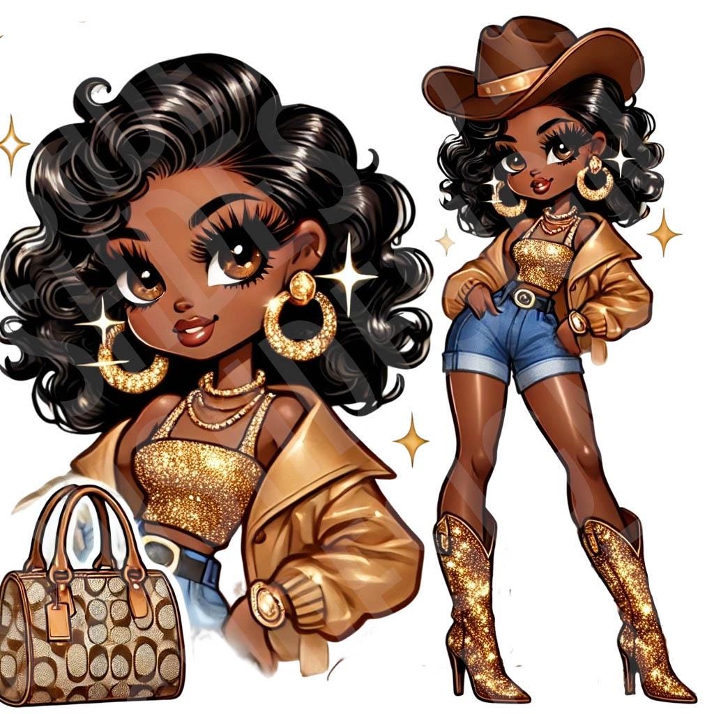 Fabulous Cute Brown Betty Boop Cowgirl Boots on the Ground Image - 1 png File Vintage Pin Up Western Betty Boop - DIGITAL FILE ONLY